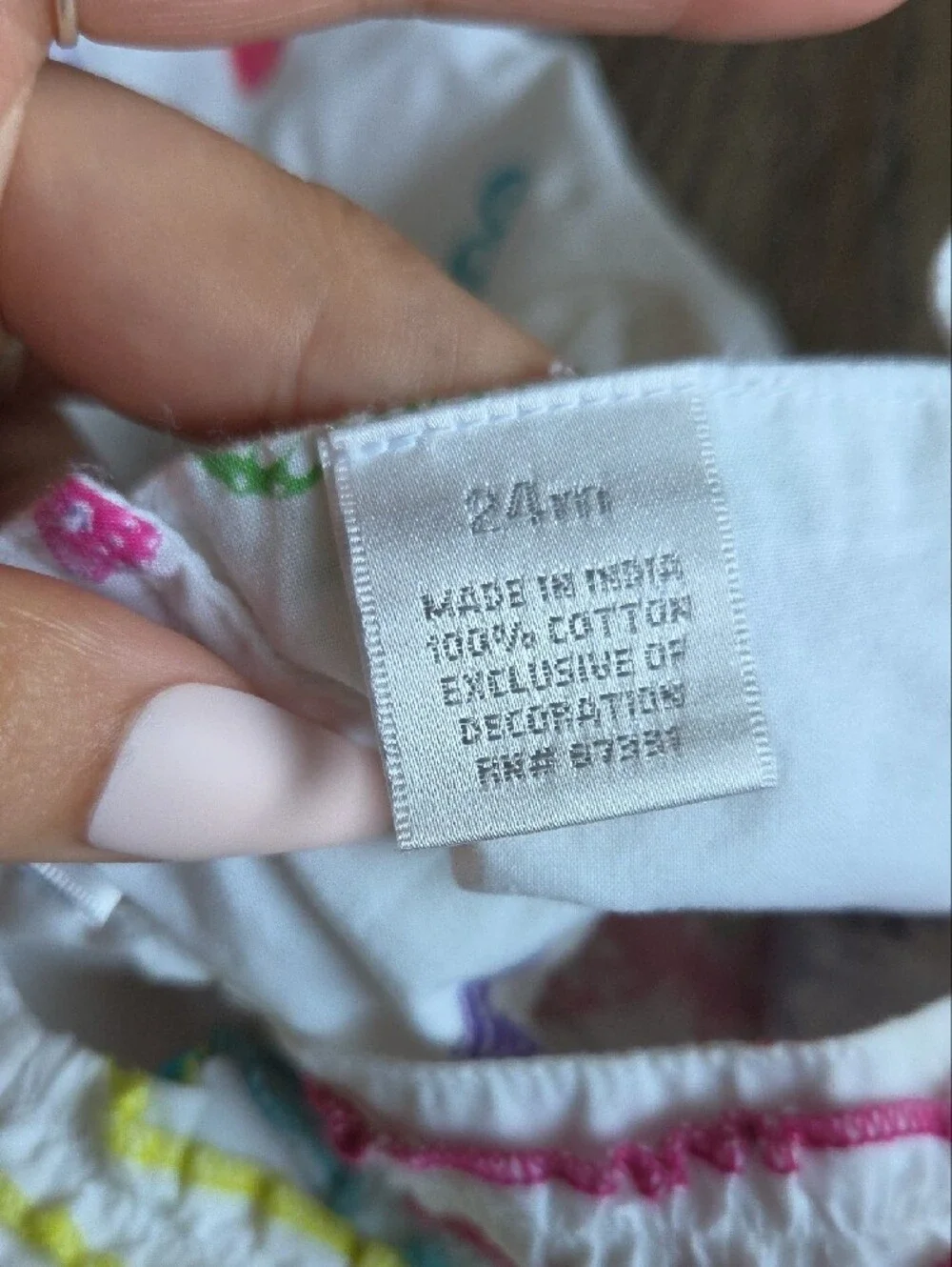 Koala Baby White And Rainbow Butterfly Dress Size Girls 24m